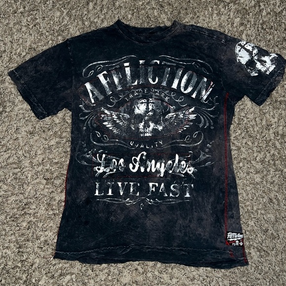 Authentic Affliction T-Shirt - Men’s Large - Picture 1 of 7